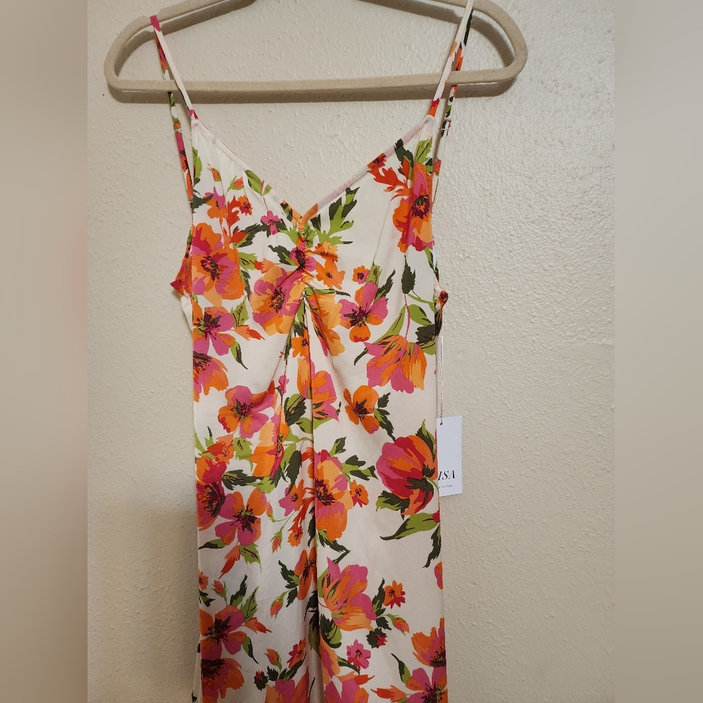 MISA Los Angeles Negine Maxi Dress in Palmarei Blooms Mix S Wedding Party Formal - Picture 8 of 12